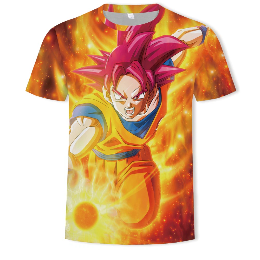 Camiseta Goku Supersaiyano Dios Dragon Ball - Dragon Ball Z Tienda